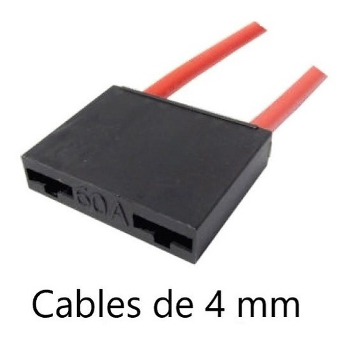 Portafusible Aereo Para Fusible Maxi Ficha , Cable De 4mm