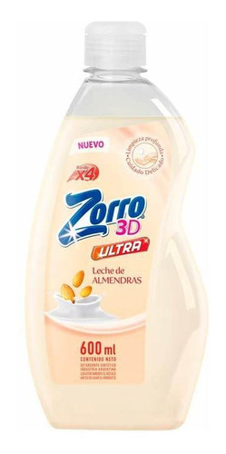 Pack X 20 Unid Lavavajilla  Mtaalg600 500 Ml Zorro Deterg /