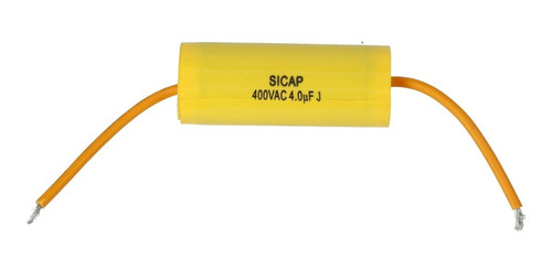 Capacitor Caramelo Monofasico 4uf/400v Arranque Ventilador