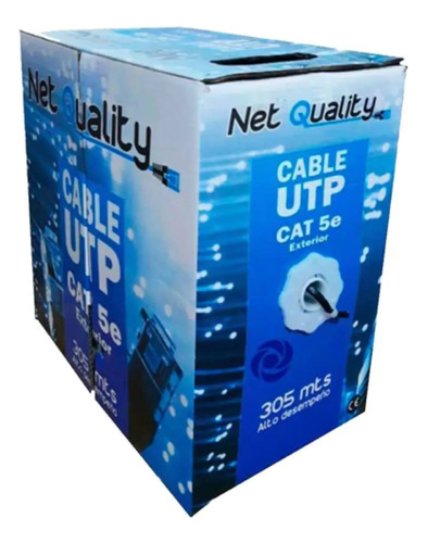 Cable Utp Cat 5e Exterior X 305 Mts. Camara Cctv Red Acceso