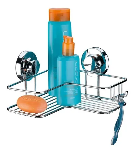 Soporte para champú y jabón de baño Box Future Chrome