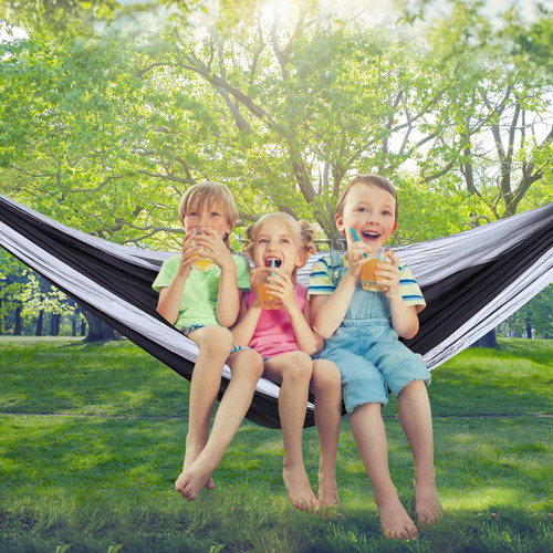 Hamacas Dobles Para Camping, Hamaca Paracaídas Portátil P...