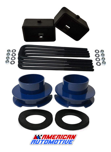 Automotive Kit Elevacion Ram Azul Separador Resorte Bloque