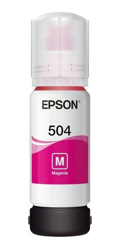 Botella Tinta Epson T504 Original Magenta 70 Ml T504320 !