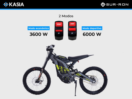 Moto Bicileta Electrica Sur Ron Light Be X Motor 5000w Kasia