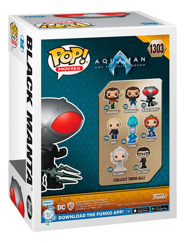 Funko Pop Movies Dc - Black Manta Con Trident