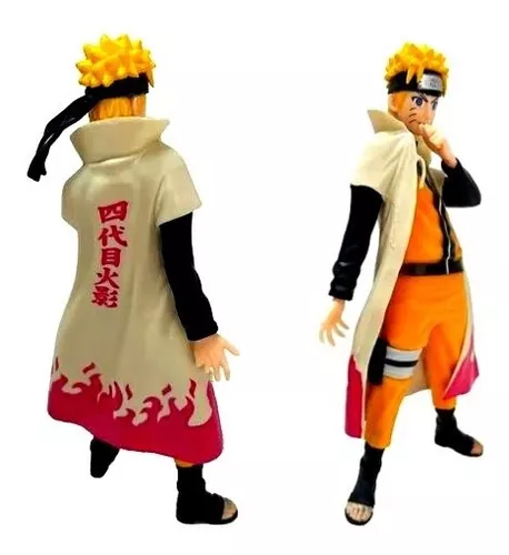 Mini Estátua Colecionável Naruto Uzumaki Manto Chakra Da Raposa