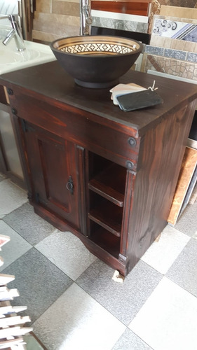 Imagen 7 de 8 de Mueble De Baño.madera Maciza (sin Bacha)