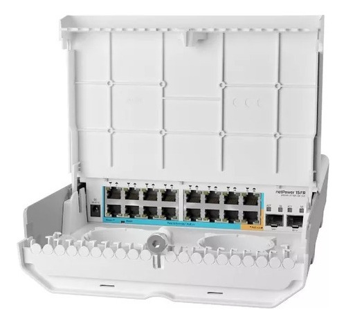 Mikrotik Switch 16 Puertos Poe In Crs318-1fi-15fr-2s-out