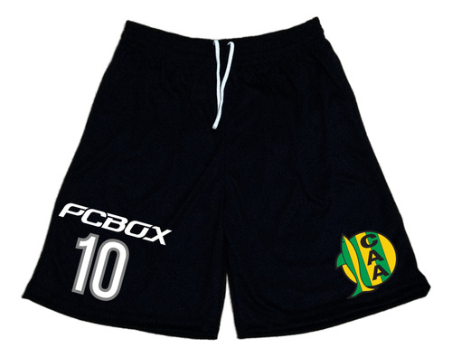 Short De Poliester Aldosivi Mar Del Plata  Retro C/numero