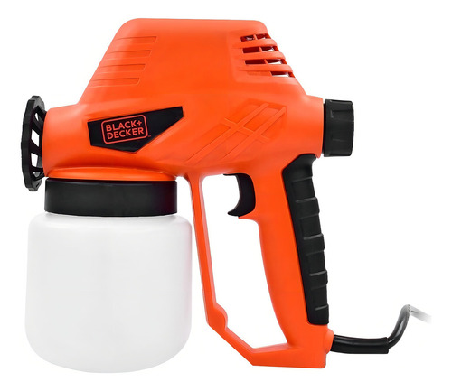 Pistola Rociadora De Pintura Black+decker Bdps130-b3 130w Color Naranja