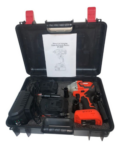 Chave De Impacto Benttoz C/ 2 Baterias 21v Motor Brushless