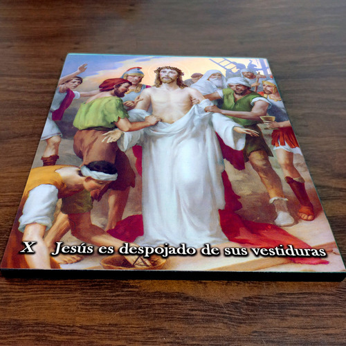 Cuadros Retablos Viacrucis 15 Estaciones Economico 20x25 Cm
