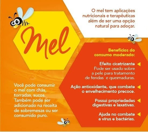 Mel Silvestre Alimel 900ml - Kit 18 Garrafas 1,3kg