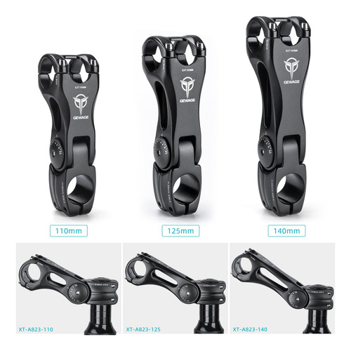 Vástago De Bicicleta Para Bicicleta, Vástago Ajustable De 65