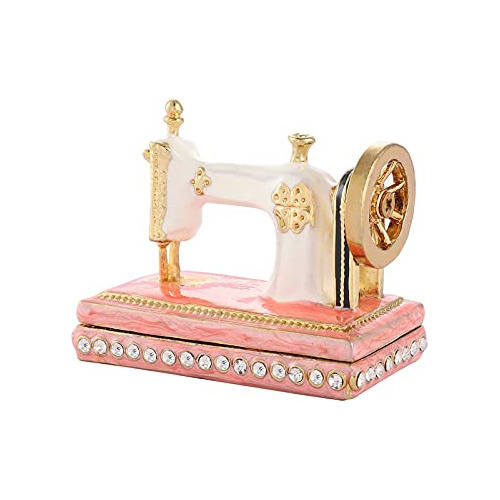 Vintage Sewing Machine Style Pink Mini Jewelry Trinket ...