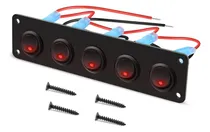 Comprar Panel De Interruptores Redondos Para Salpicadero De 5 Bandas