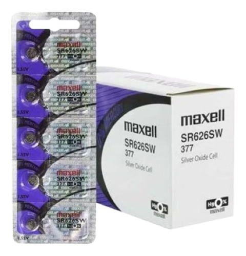 Pilas Maxell Sr626sw Pack 5 Unidades