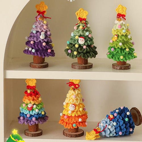 De Navidad Artificial, Tejido Morado, Artesanía, Regalos,