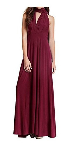 Vestido De Dama De Honor Convertible, Para Mujer