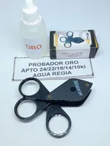 Comprar Acido Probar Oro + Lupa Plegable 3 Lentes + Instruciones