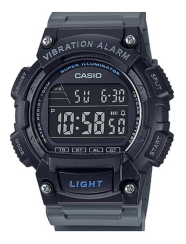 Reloj Casio W-736h-8bvcf Vibration Alarm Super Illuminator-n
