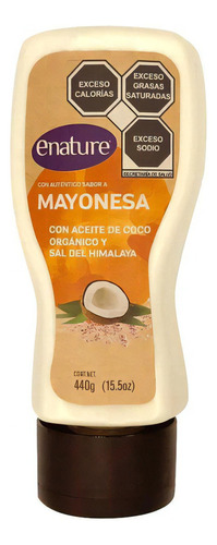 Mayonesa Con Aceite De Coco 440 Gr Enature