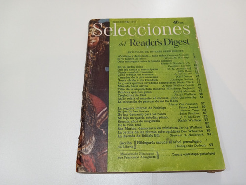 Revista Selecciones Del Readers Digest 1947 Tomo Xiii Nº75