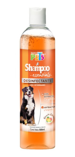 Shampoo Essentials Desinfecta Citrico 500ml Perro Fancy Pets