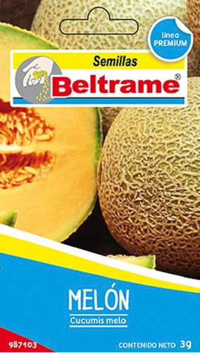 Semillas De Melon Cucumis Melo Beltrame 3g Huerta 