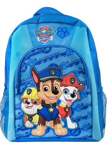 Mochila De Paw Patrol Para Niñs- Marshall, Rubble Y Chase