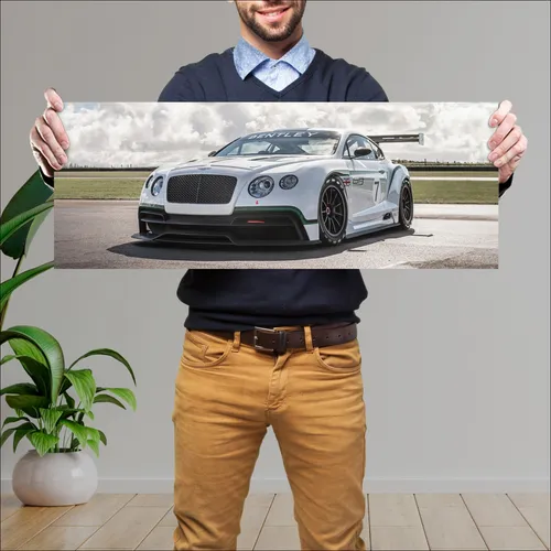 comprar Cuadro 30x80cm Auto 2013 Bentley Continental Gt3 175