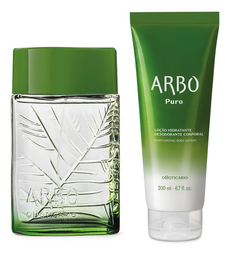 Combo Arbo Puro: Desodorante Colônia 100ml + Loção Corporal