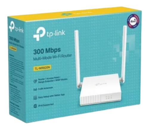 Imagen 1 de 1 de Tp-link Router Wi-fi Multimodo Tl-wr820n 300 Mbps