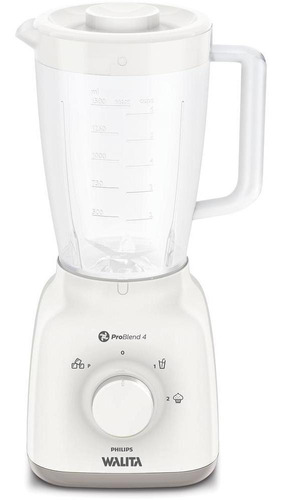 Liquidificador Philips Walita Daily, 2 Velocidades, 500w, Branco / Cinza - Ri2004/0