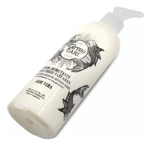 Crema Hidratante Post Tatuaje Con Aloe Vera 200ml