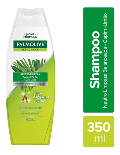 Kit C/ 4 Shampoo Naturals Neutro Capim-limao 350ml Palmolive