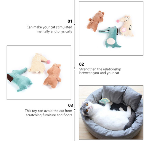 Juego De 6 Juguetes De Peluche Interactivos Realistas Para M