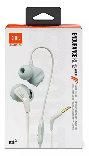 Auriculares Deportivos JBL Endurance Run 2 Blanco - Auriculares sport cable  con micrófono - Los mejores precios