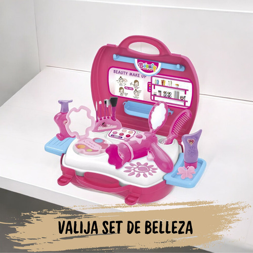 Juguete Valija De Belleza Set X 17 Piezas Para Transportar