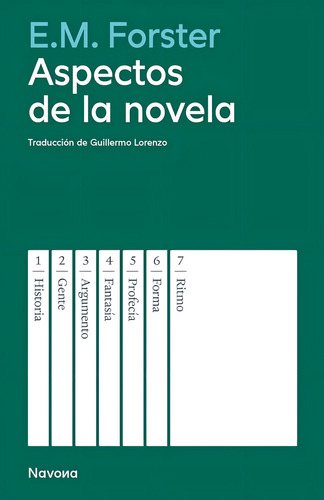 Aspectos De La Novela, De E.m. Forster., Vol. 1. Editorial Navona, Tapa Blanda, Edición 1 En Español