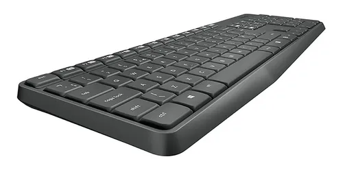 Kit Teclado Y Mouse Inalambrico Mk235 Logitech Color Grafito