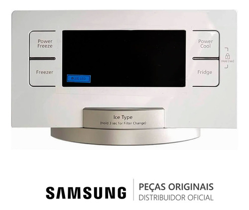 Painel Frontal Freezer Refrigerador Samsung Rs21hdusw1 Novo