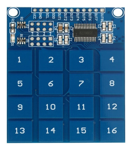 Ttp229 Teclado 4x4 Touch Capacitivo Para Arduino