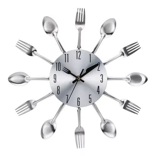 Reloj Cocina Utensil 32cm Homy