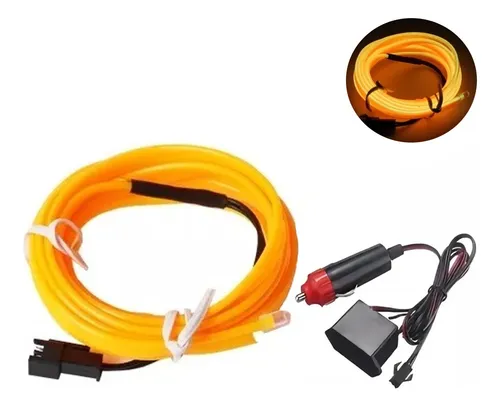 comprar Hilo Tira Luz Neon Colores Led Conector 12v Auto Moto 5m