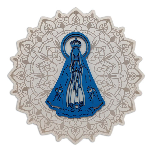 Mandala Nossa Senhora Aparecida 6mm Pintada