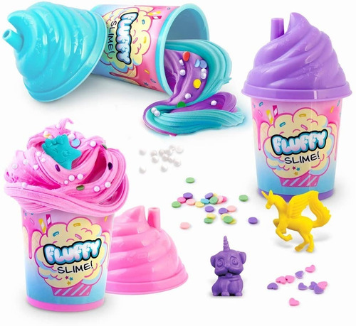 New Slime Shaker Fluffy 3-pack