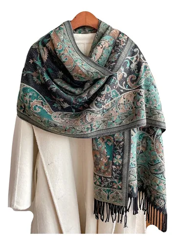 comprar 35 Pzs Rebozo Pashmina Dama Grueso Bufanda Chal Boda Mayoreo