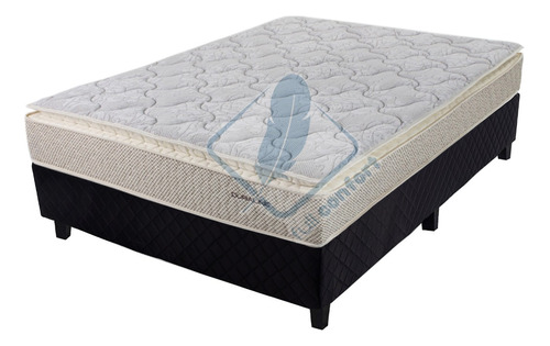 Sommier Ortopedico 2 Plazas 130 Kg  Pillow Top Viscoelastico